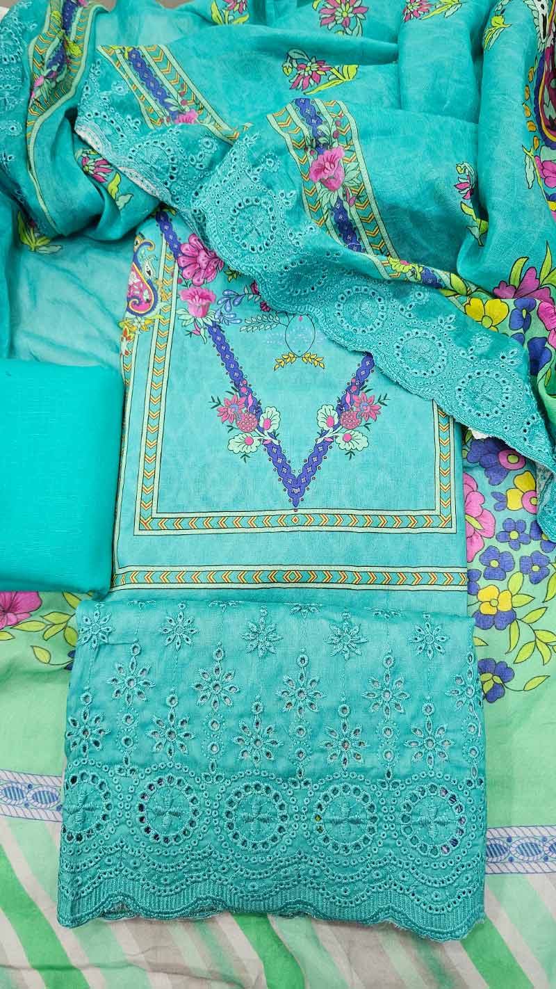 Mashaal three piece - 5507bw