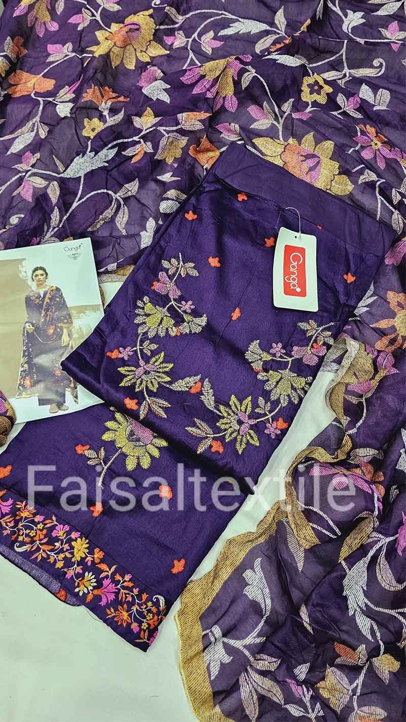 Eid ganga party dress 2025 7900B