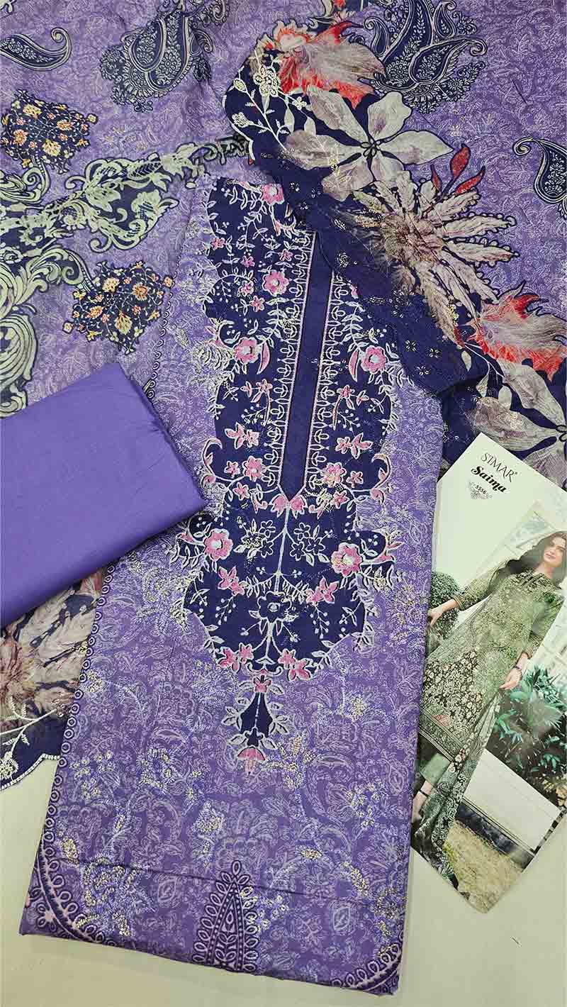 Vivek unstitched three piece 2025 -1801A