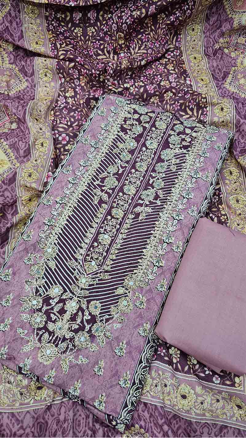 Eid new cotton party 3pis 6001C