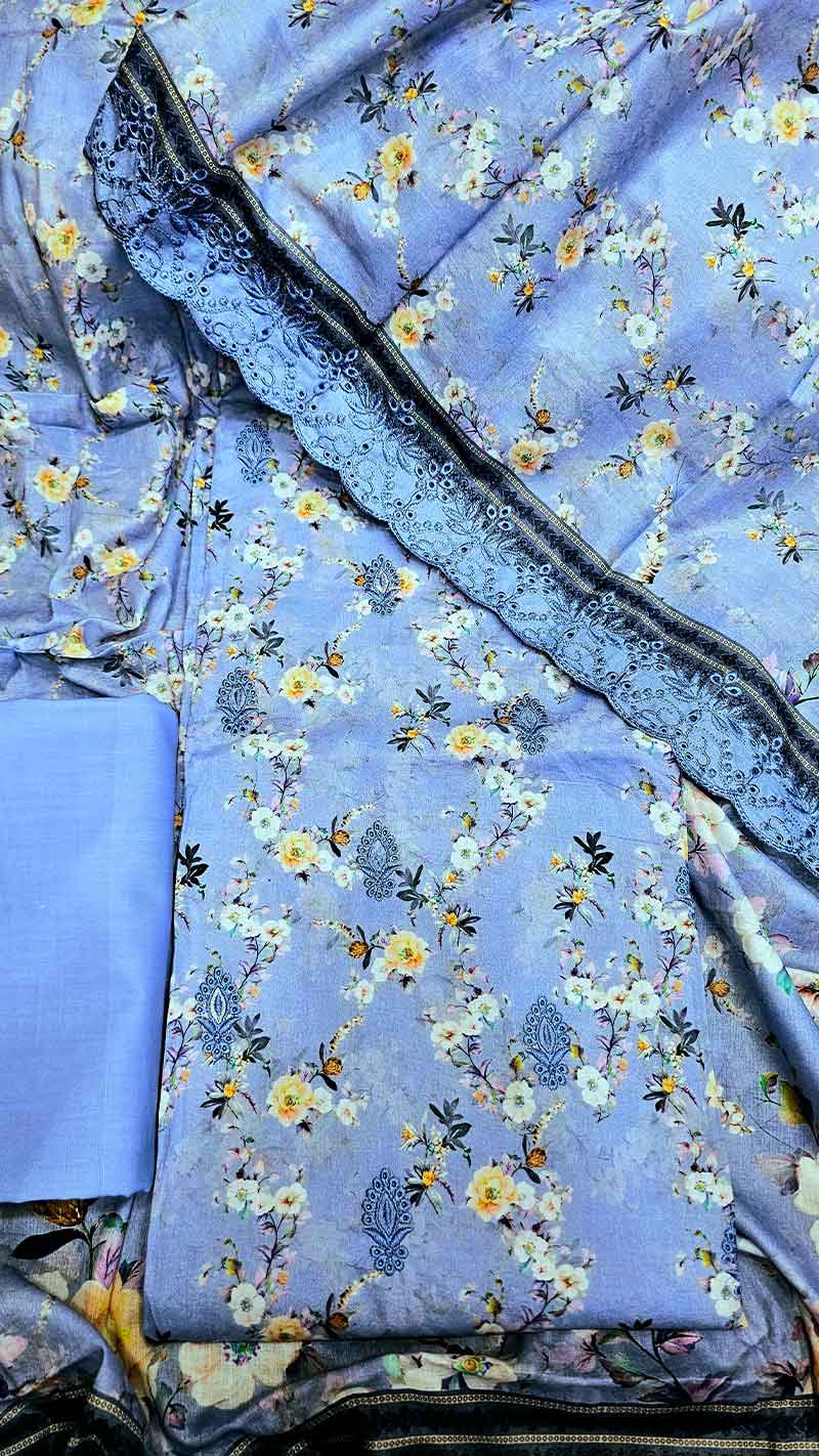 Unstitched Three Piece 6001v