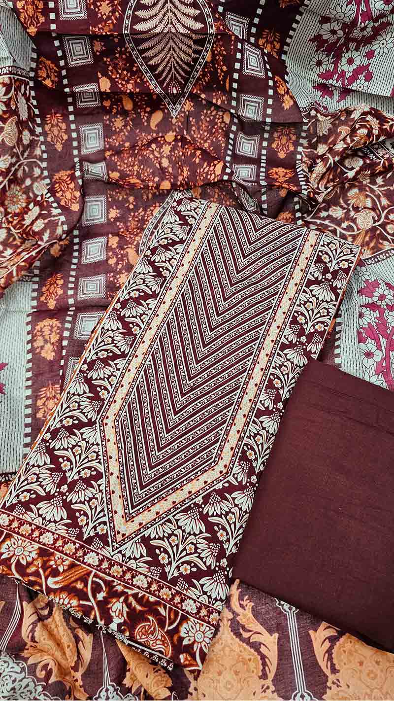 Joypuri cotto three piece 148A