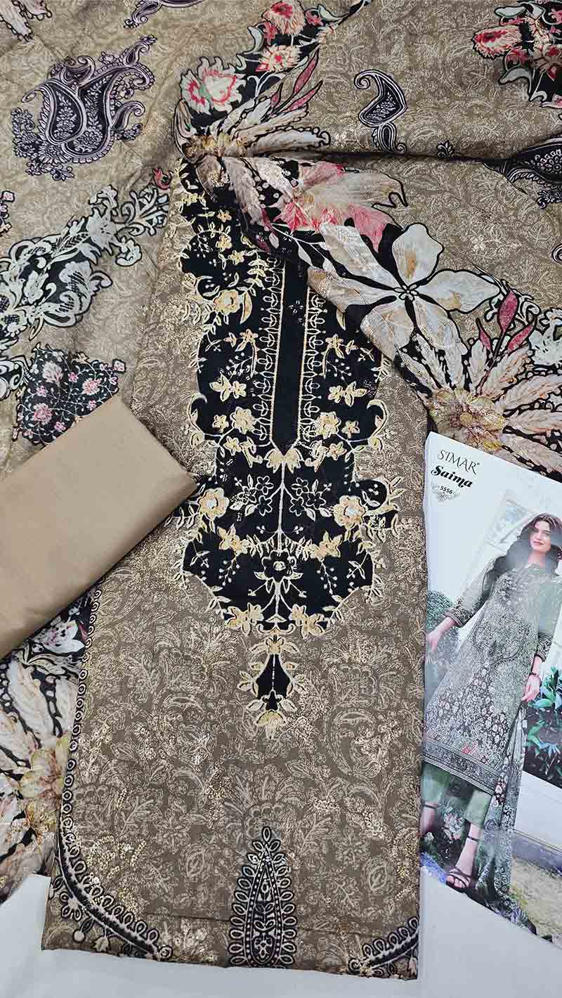 Vivek unstitched three piece 2025 -1801B