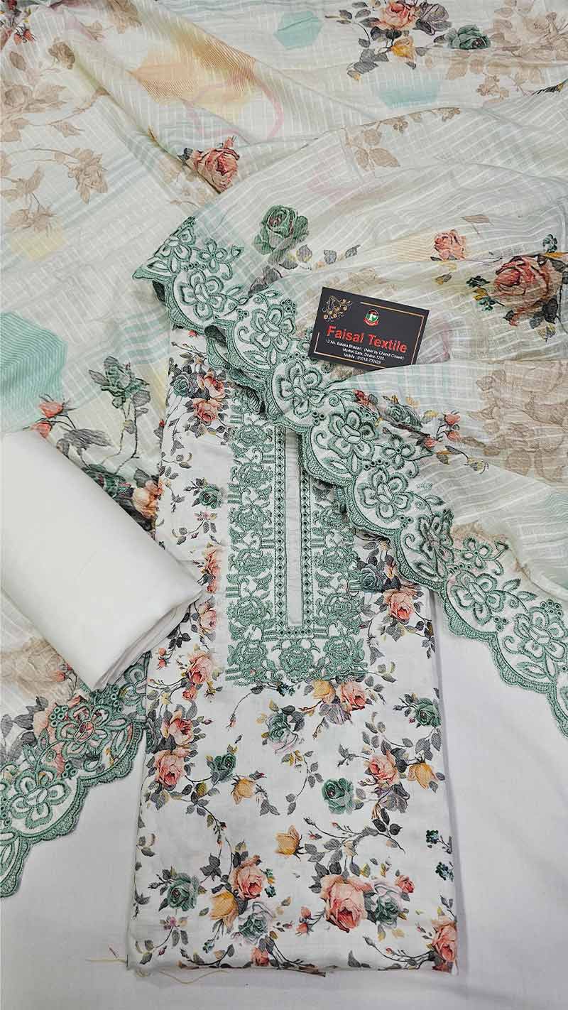 comfortable regular unstitched three piece 5303QS