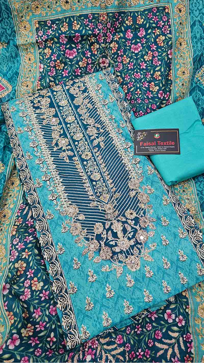 Eid new cotton party 3pis 6001B