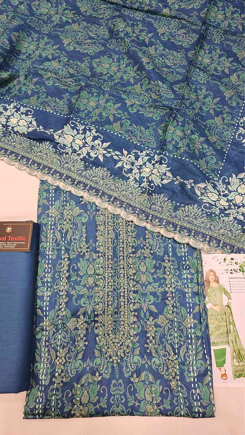 Riwayat party wear three piece 2025 -5231D