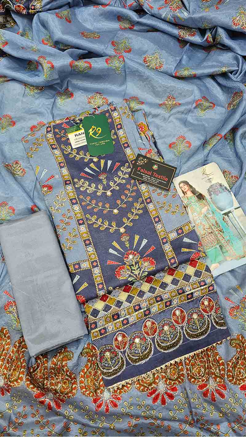 Rakhi silk comfortable three piece 5538B