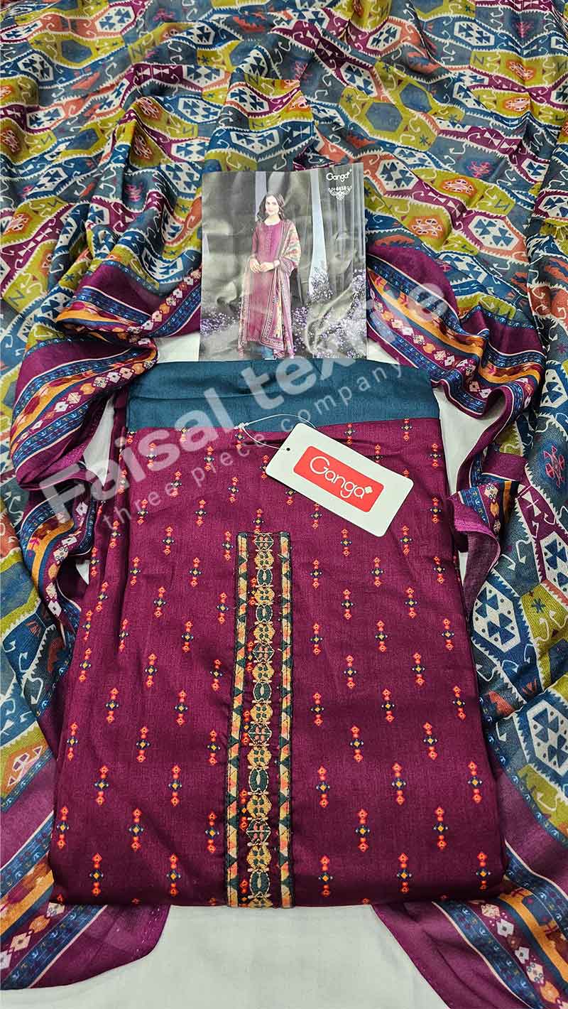 Eid ganga party dress 2025 7900C