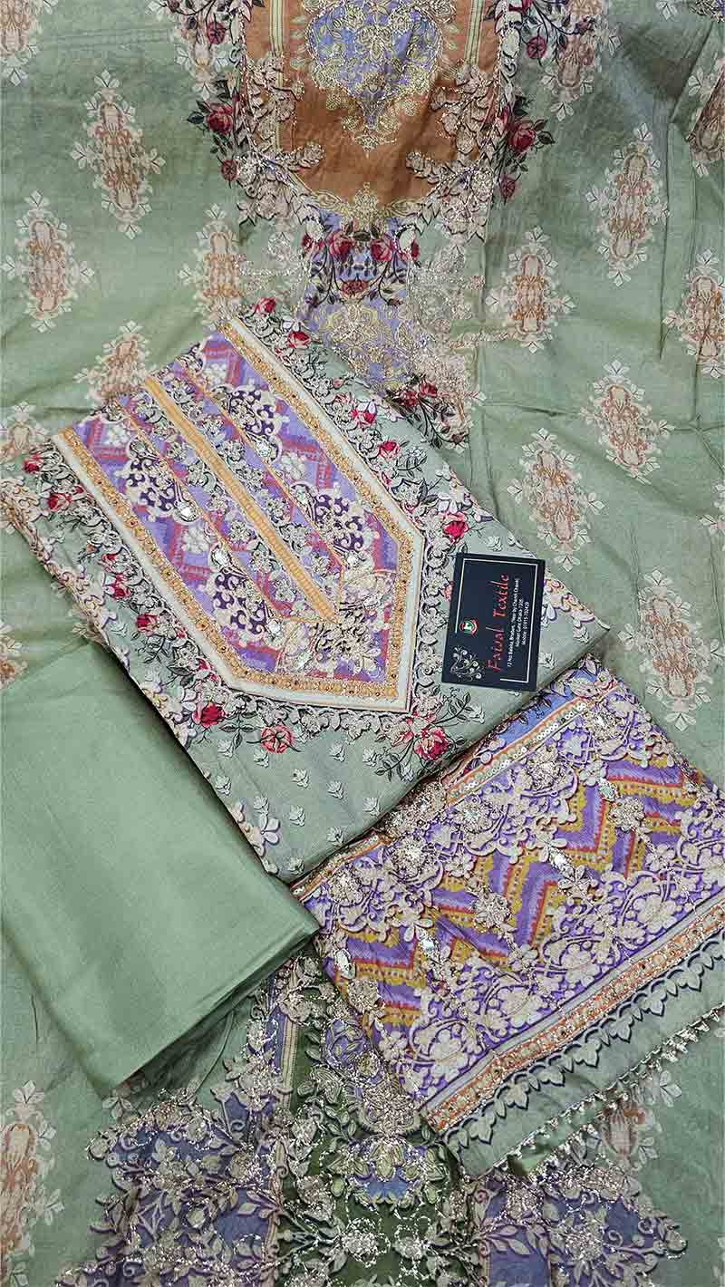 Rakhi silk comfortable three piece 6003-D