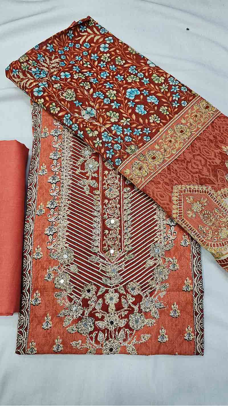 Eid new cotton party 3pis 6001D